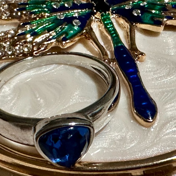 Jewelry - ❤️Violet Tanzanite Ring 18k plated